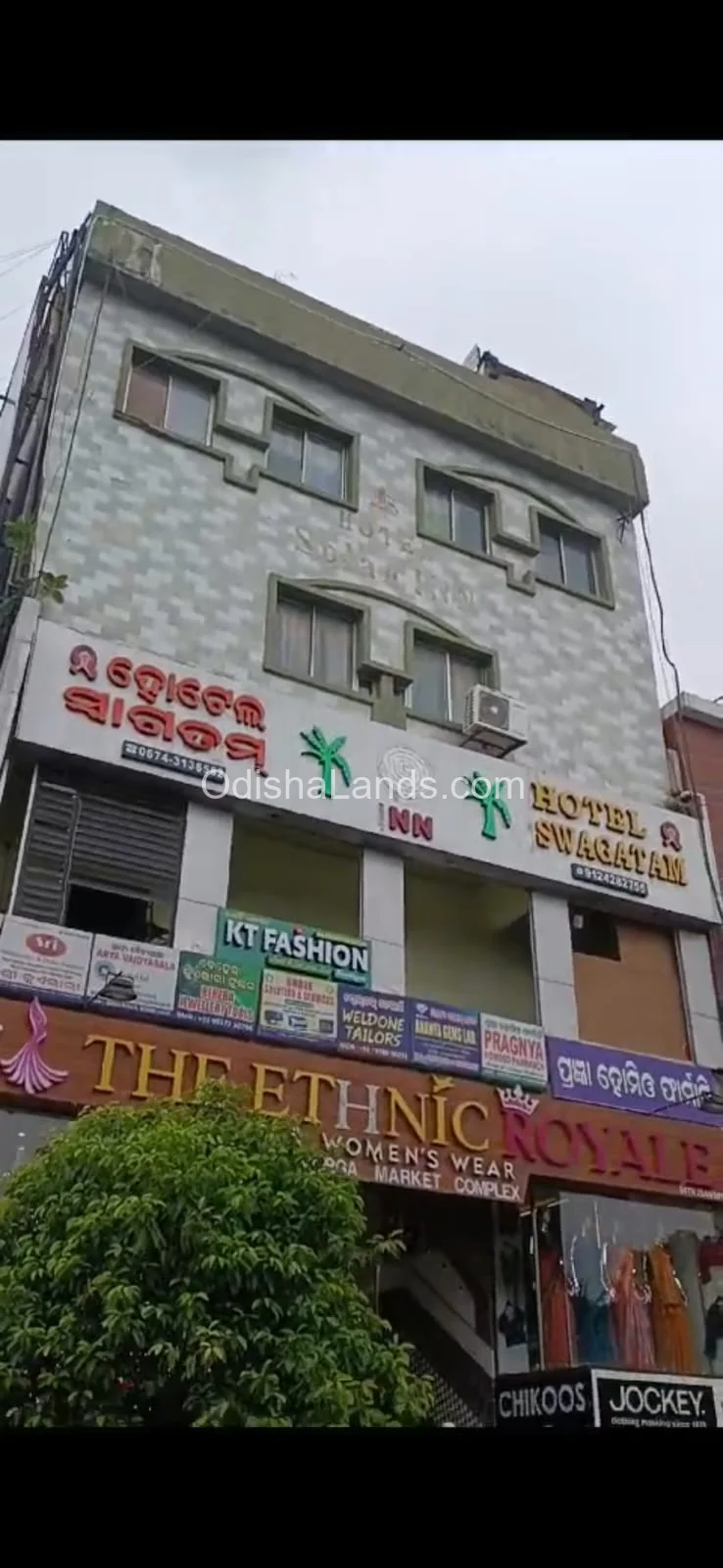 4800 sqft GA commercial plot with building for sale at Janpath road.