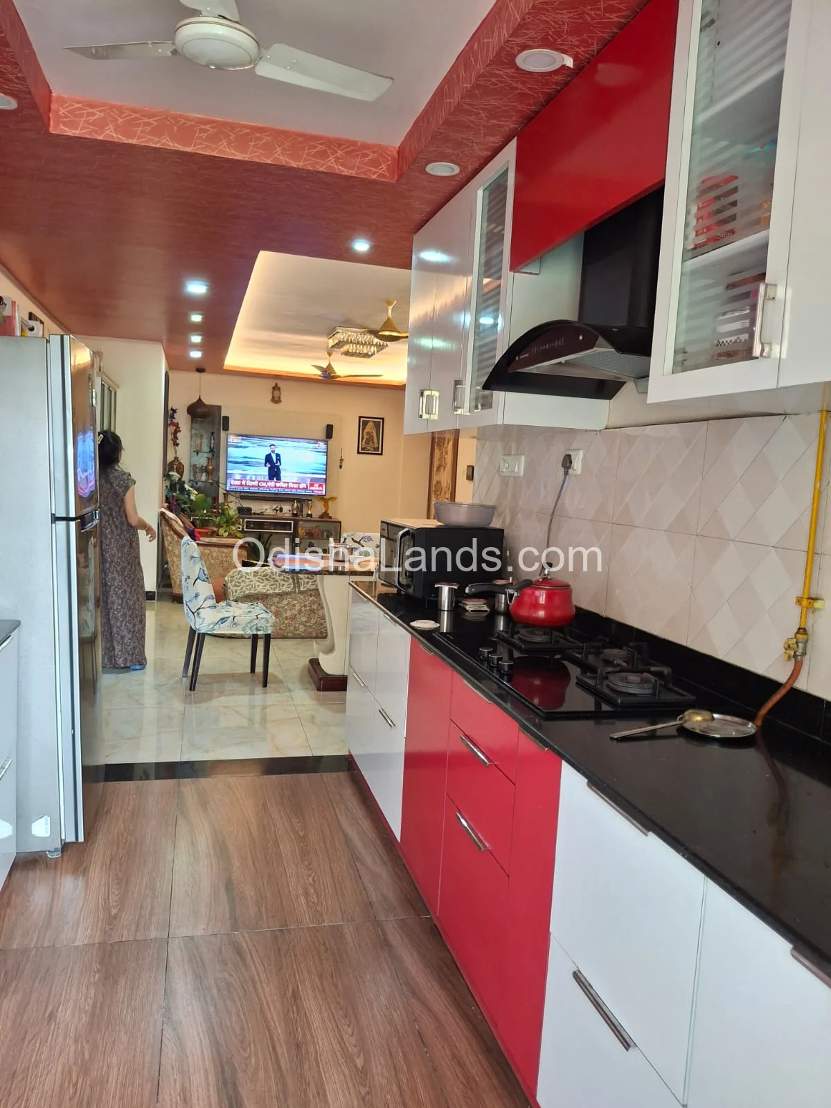 3 bhk sapcious fully furnished apartment for sale in BJB Nagar.