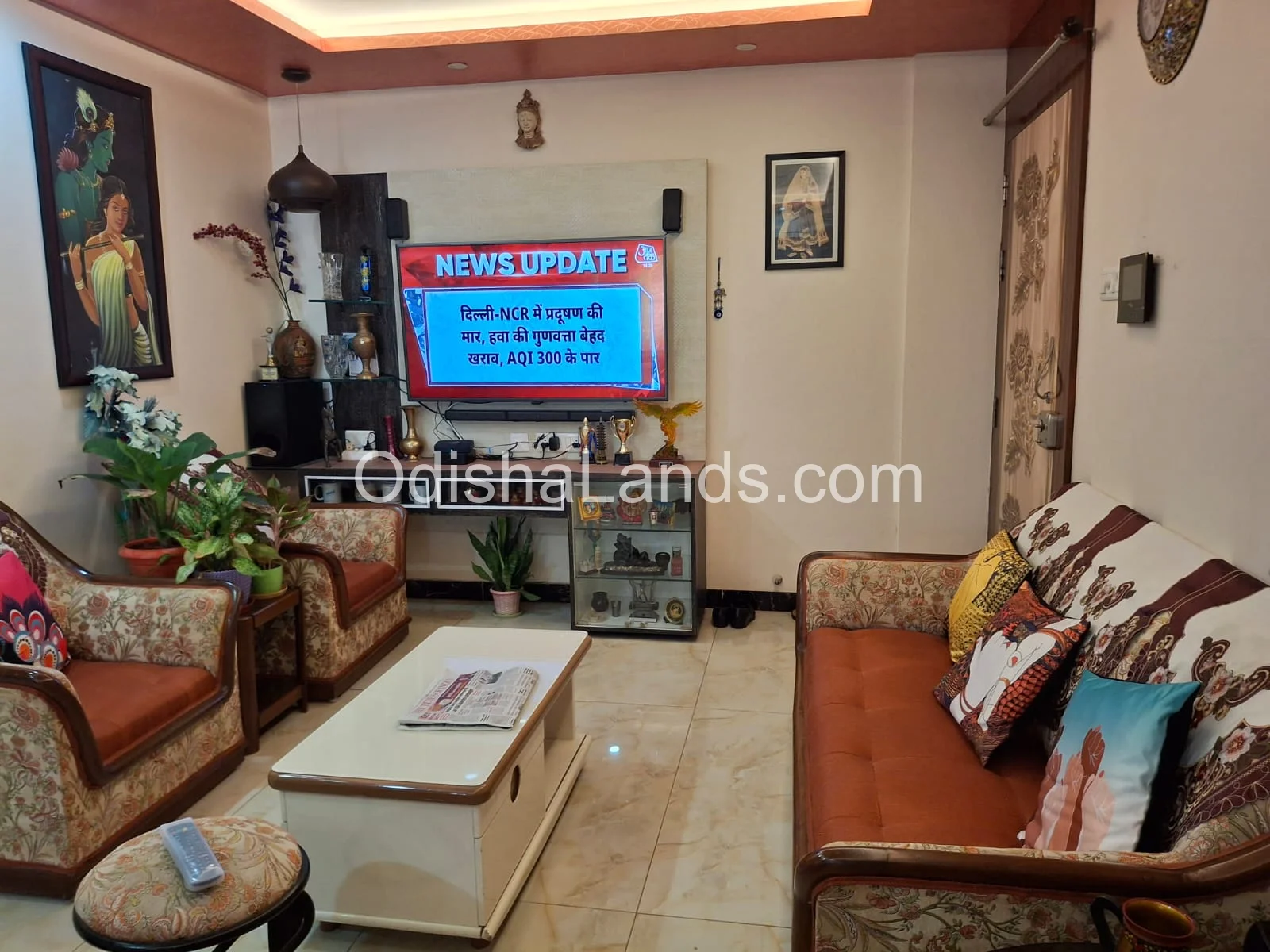 3 bhk sapcious fully furnished apartment for sale in BJB Nagar.