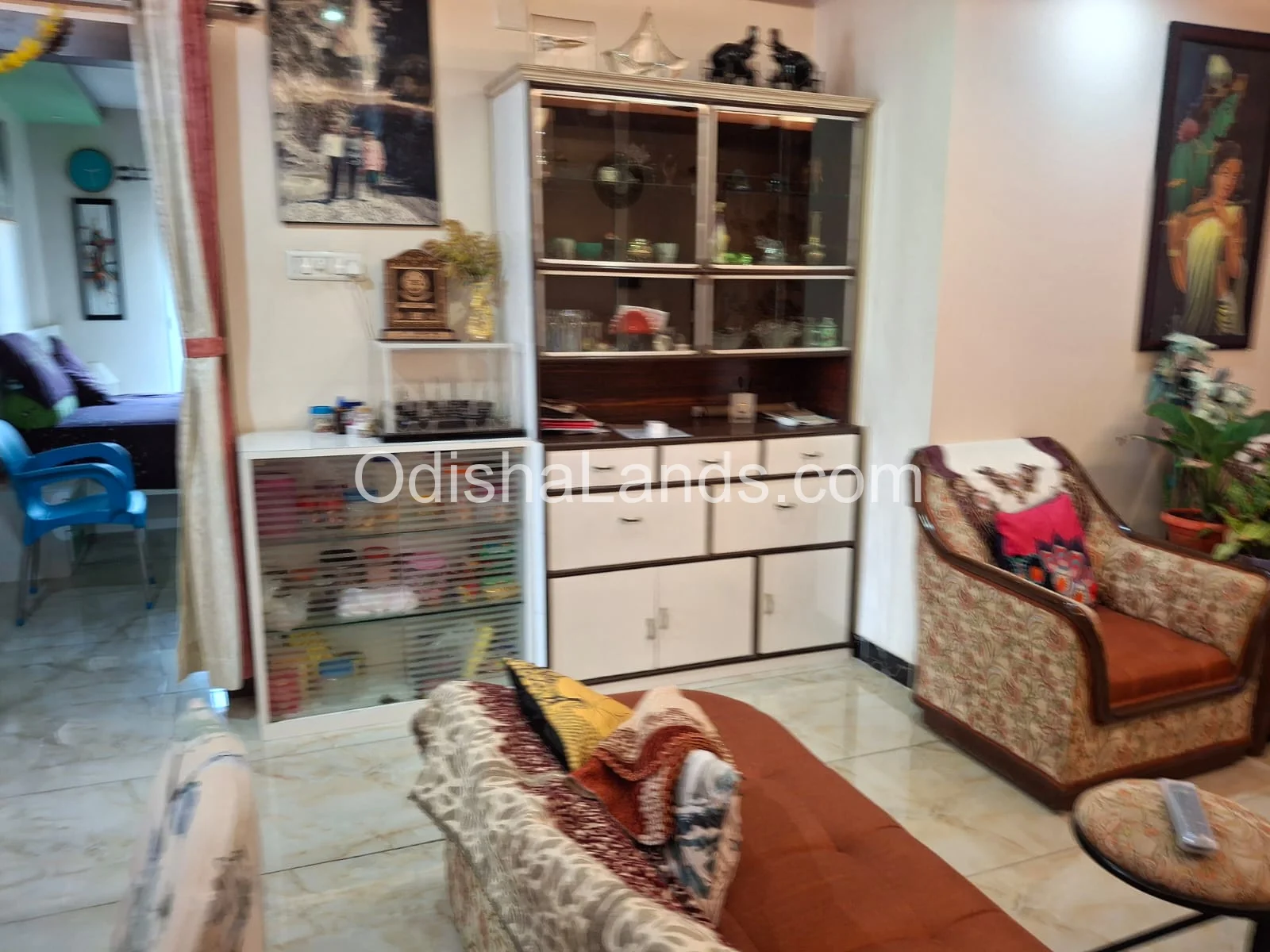 3 bhk sapcious fully furnished apartment for sale in BJB Nagar.