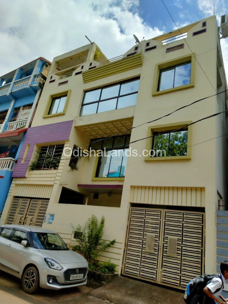 1750 sqft GA plot with a building in IRC vellage Nayapalli.